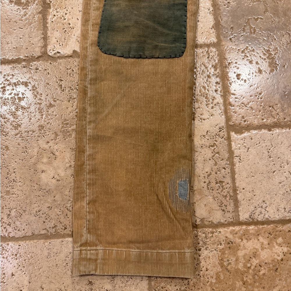 RRL Ralph Lauren Field Patchwork Corduroy Trouser Pants - Picture 2 of 13